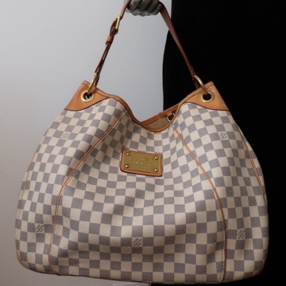 Louis Vuitton Handbags - Louis Vuitton Galliera GM Hobo Damier Azur Canvas